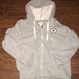 Converse zip-up hoodie